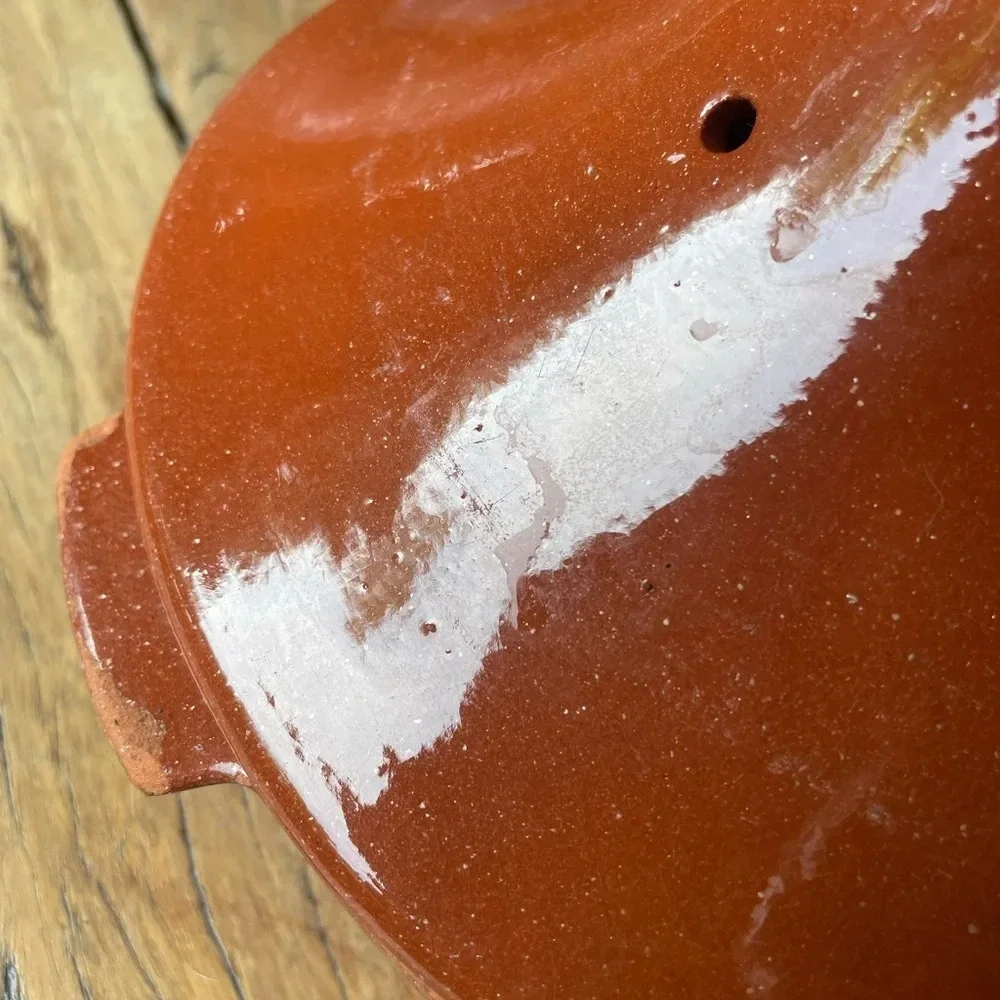 Vintage Moroccan Clay Tagine Cooking Vessel